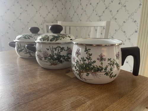 Emaille kochtopf set aus - emaille-kochtopf-set, der