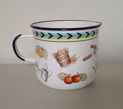 Schöner emaille milchtopf - schöner,